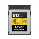 Lexar CF Express 512 Gb Type B Gold Hispeed 1750 Mb/s write - 1500 Mb/s read