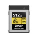 Lexar CF Express 4.0 512 Gb Type B Gold 3600 Mb/s read - 3300 Mb/s write