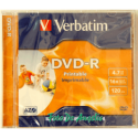 Verbatim DVD-R 16x printable jewel case