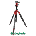 Manfrotto MKELEB5RD-BH Treppiede Element Traveller grande rosso