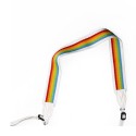 Polaroid Camera Strap Flat- Rainbow Grey