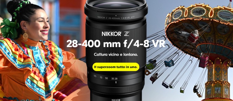 Nikon annuncia un nuovo obiettivo: Nikkor Z 28-400mm f/4-8 VR