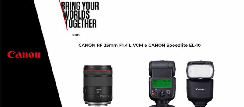 Canon presenta: l'inedito obiettivo RF 35mm ibrido insieme al nuovo Speedlite EL-10