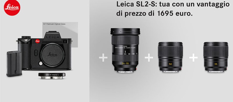 Leica SL2-S tua con un vantaggio di prezzo di 1.695€