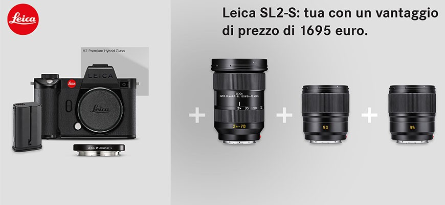 Leica SL2-S tua con un vantaggio di prezzo di 1.695€