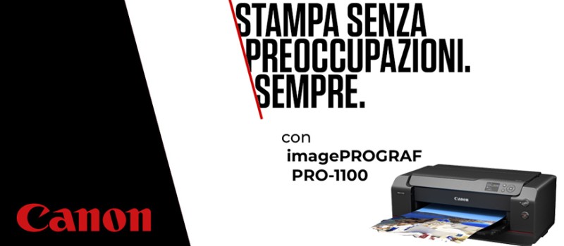 Canon presenta la nuova ammiraglia ImagePROGRAF PRO-1100