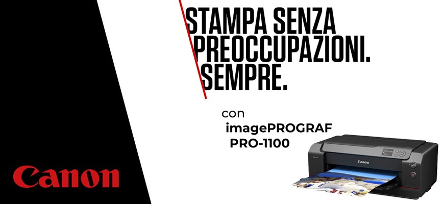 Canon presenta la nuova ammiraglia ImagePROGRAF PRO-1100