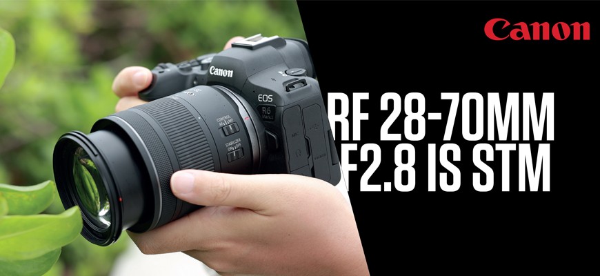 Canon annuncia il nuovo obiettivo RF 28-70mm F2.8 IS STM: veloce, leggero e compatto