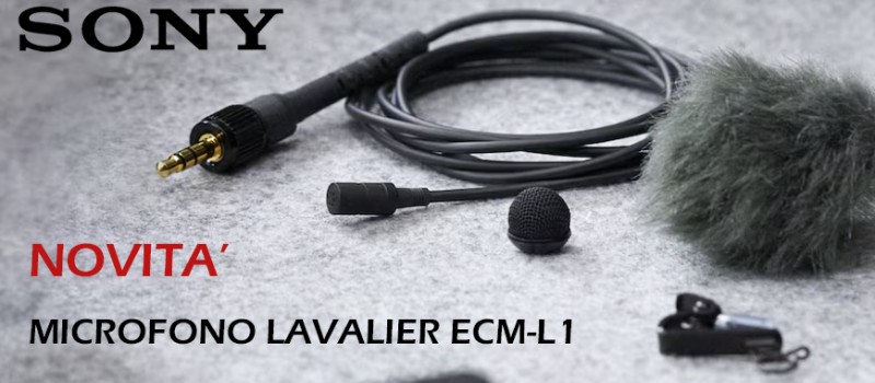 Sony lancia il microfono lavalier ECM-L1: prestazioni sonore di qualità superiore