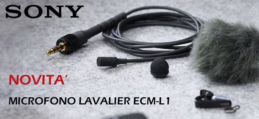 Sony lancia il microfono lavalier ECM-L1: prestazioni sonore di qualità superiore