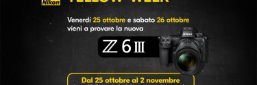 Nikon Yellow Week dal 25 ottobre al 2 novembre 2024