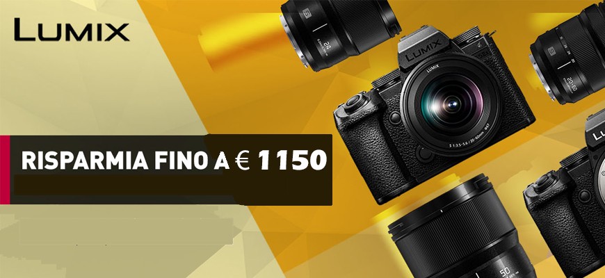 Panasonic sconto in cassa Lumix scade il 12 gennaio 2025